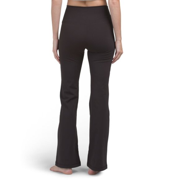 YOGALICIOUS Black Polarlux Everyday Basic High Rise Flare Leg Pants - Picture 2 of 2